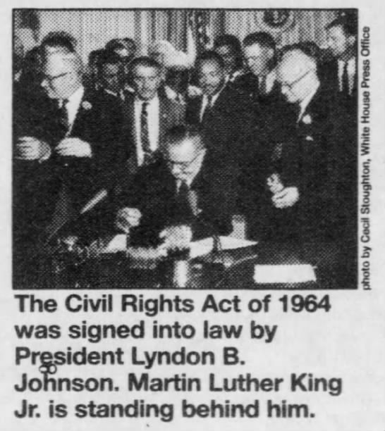 The Civil Rights Act of 1964